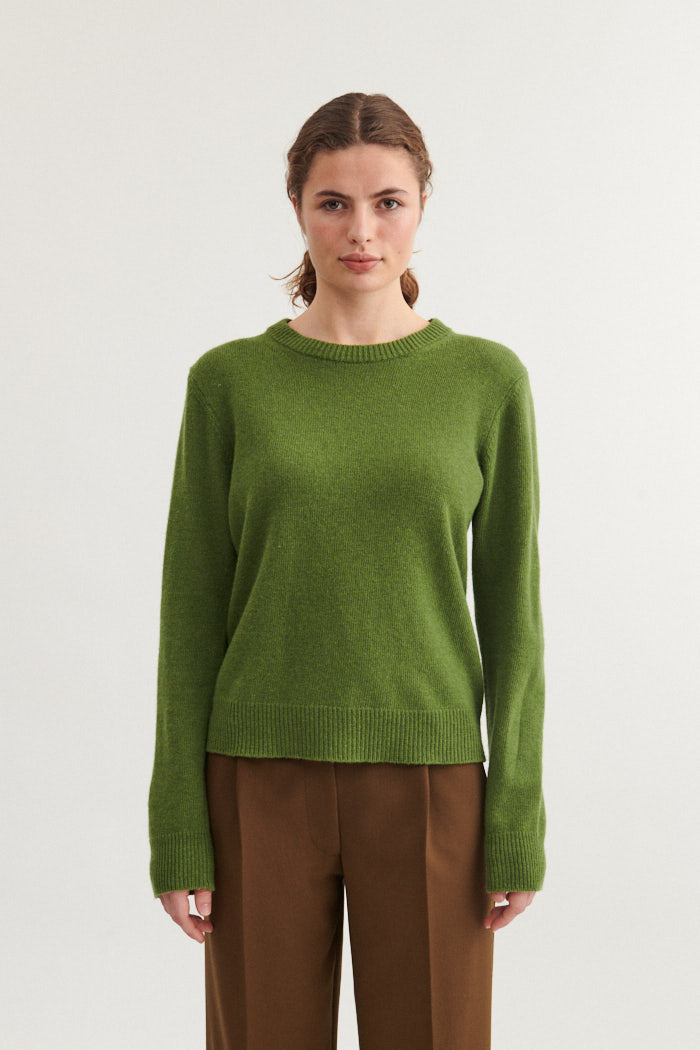 Basic Apparel Cady O-Neck Sweaters 789 Mayfly